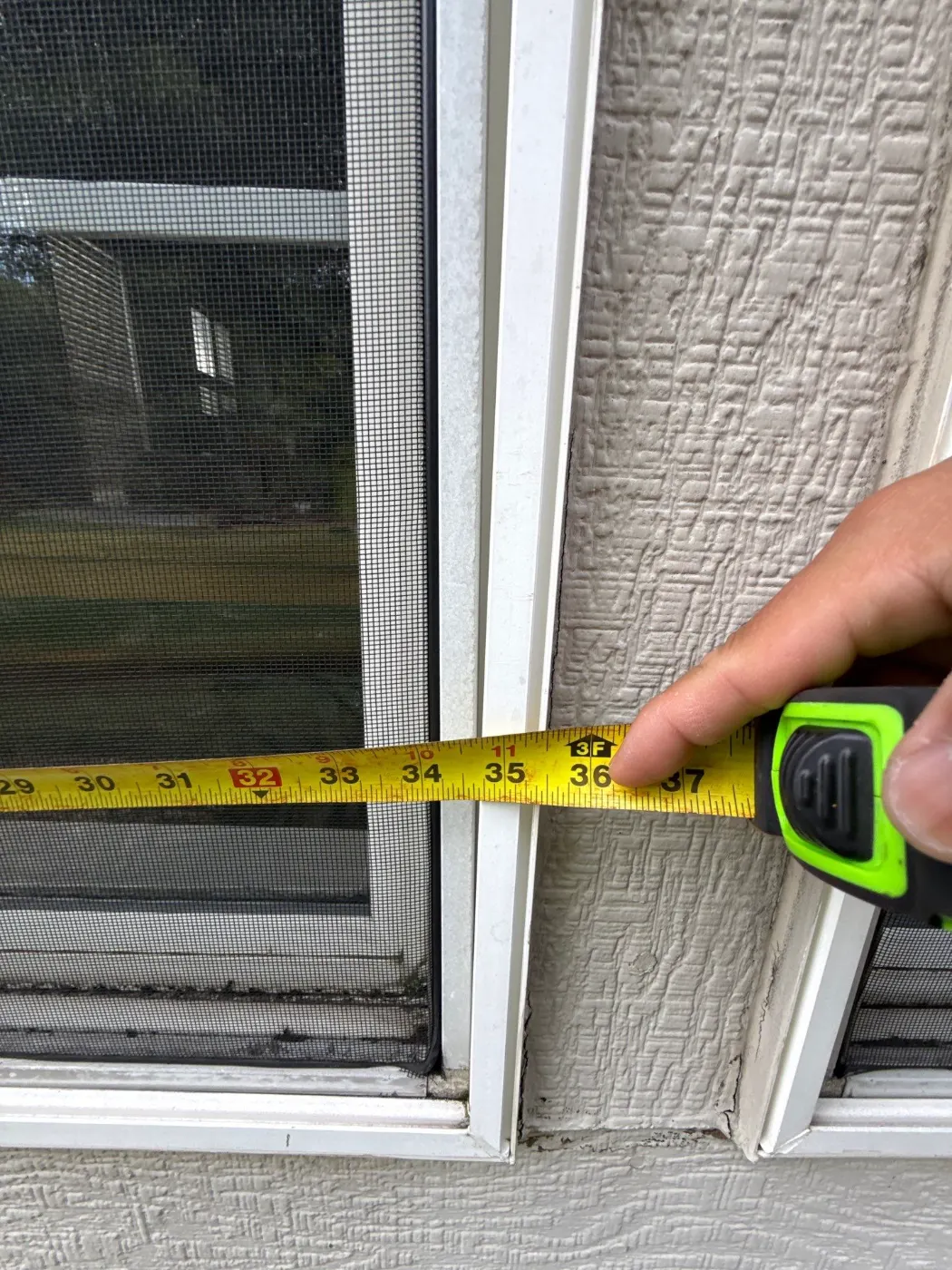 Window replacement documented in Allisonville